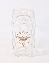 Rickard&#39;s Oktoberfest Beer Mug Stein Clear Glass - £7.86 GBP
