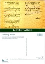 Pennsylvania Gettysburg Address Abraham Lincoln National Archives VTG Postcard - £7.39 GBP