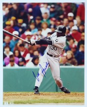 Tim Raines Sr Signed Rock Autographed 8x10 Photo Chicago White Sox Great Swing! - £11.67 GBP