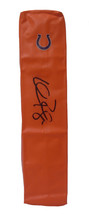 Chuck Pagano Indianapolis Colts Signed Football Pylon Photo Proof Authen... - £74.25 GBP