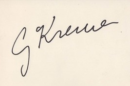 Gidon Kremer Latvian Classical Music Violinist Hand Signed Autograph - £6.25 GBP