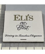Vintage Matchbook Cover  Eli’s On East Restaurant Charlotte, NC  gmg  Un... - £9.75 GBP