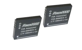 2 Batteries For Panasonic CGA-S008 CGA-S008A CGA-S008A/1B CGA-S008E DMW-BCE10 - £21.19 GBP