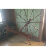 Antique Spinning Walking Wheel Cotton Primitive Early Yarn Winder - £550.83 GBP