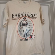 1990s Dale Earnhardt Circa 1975 Graphic Size Medium Cotton vintage T-Shirt - £44.48 GBP