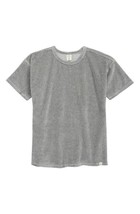 Nwt Treasure &amp; Bond Girls Oversize Velour Short Sleeve Tee In Grey Heather Size M - $11.87