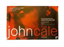 John Cale Poster Concert Europe The Velvet Underground - £40.20 GBP