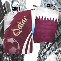 Qatar House Flag Soccer 2023 FIFA Women&#39;s World Cup - £12.01 GBP+