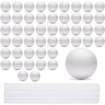 24 Foam Balls And 24 Dowels Set For Diy Arts And Crafts (48 Pieces) - $29.99