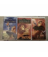 Disney - Lion King VHS Lot (3) . Rare, Collector’s Editions - $67.70 CAD
