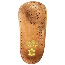 Pedag Holiday 3/4 Insoles Tan Thin Light Orthotic Semi-rigid Heat Arch Support - £16.76 GBP