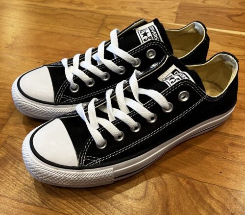 Primary image for Converse All Star NIB women’s 6.5 Black Low Top Sneakers Sf