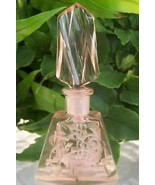 Vintage Czech Perfume Bottle~Dauber Intact~Signed~4.5&quot; Tall~A Collector&#39;... - £133.73 GBP