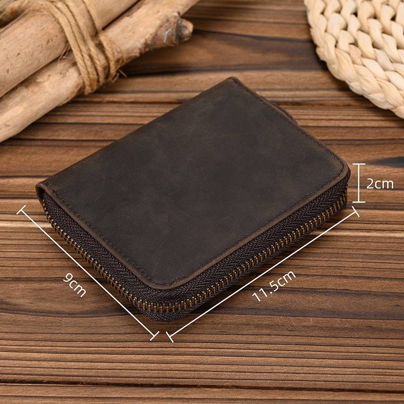Men's Leather Zipper Around Wallet With Coin and 34 similar