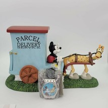 Rare Disney Mickey and Tanglefoot Sculpture &amp; Watch - Limited with box a... - $356.39