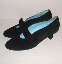 THIERRY RABOTIN Womens Italian Black Suede Mary Jane Dress Loafer Pumps ... - $145.00