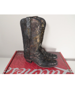 Lucchese Womens EXOTIC Full Python &quot;PRECIOUS METAL&quot; Cowgirl Boots Size 6... - $277.15