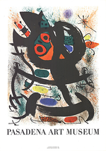 JOAN MIRO Pasadena Art Museum Exhibition, 1969 - £191.13 GBP