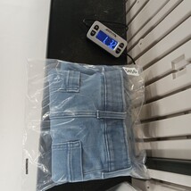 Caslon RN#58665 Women's Blue Cotton Blend Button-Front Denim Skirt Size 6 image 7