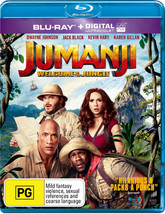 Jumanji Welcome To The Jungle Blu-ray | Dwayne Johnson | Region Free - £11.04 GBP