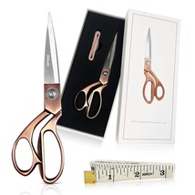 Fabric Scissors Professional 8&quot; - Sharp Scissors Rose Gold - Tailor Scis... - £26.63 GBP