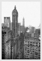 New York City with Singer Tower, 1911 by Moses King - Art Print - £17.57 GBP+