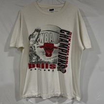 Chicago Bulls 1998 NBA Finals 6 Time Champs CSA Nutmeg Mills Shirt Mens Sz L - £37.12 GBP