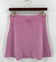 Ralph Lauren A Line Skirt Womens Small Pink Cotton Sweatshirt Material  - $34.65