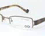 OGI EVOLUTION 9068 1225 MATT BROWN /AMBER DEMI EYEGLASSES GLASSES 48-19-... - $91.25