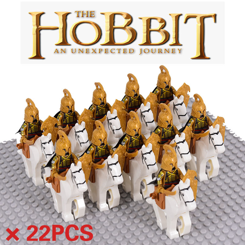 LOTR Mounted High Elves Guardians Infantry Army 22 Minifigures Set