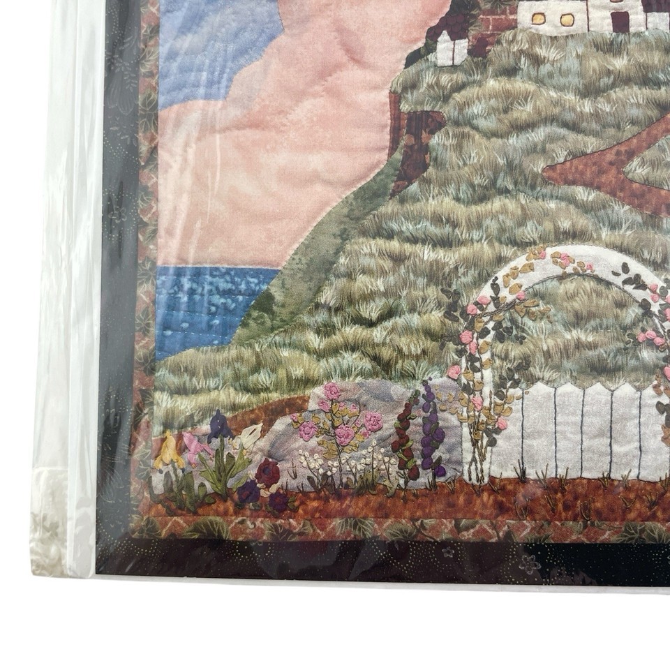 Piecemakers Quilt PATTERN Lighthouse Wall Hanging + NOTECARD Light Set on a Hill Item image 5
