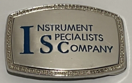 ISC Instrument Specialists Corporation Advertising  Belt Buckle - £10.99 GBP