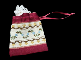 American Girl Purse Felicity Bag &amp; Tissue Handkerchief Doll Accessory - $17.00