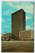 Chrome Postcard City-County Building Indianapolis Indiana Skyscraper 196... - $6.47