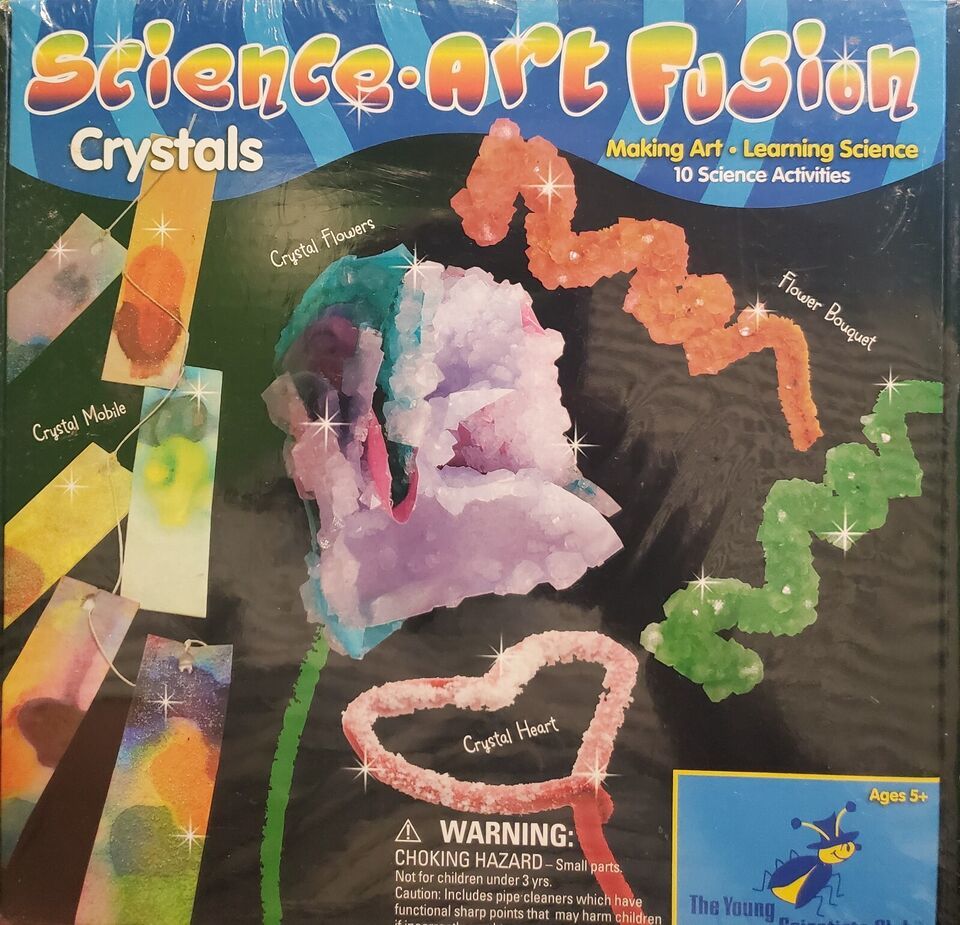 Young Scientists Club Science- Art Fusion Crystals Kit New - $15.85
