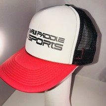 MAUI Paddle Sports Snapback Trucker Ball Cap Hat Cord Mesh Red Black Whi... - £14.23 GBP