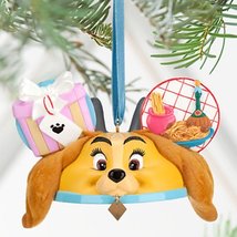 Disney Parks Lady and the Tramp Ear Hat Ornament - £55.34 GBP