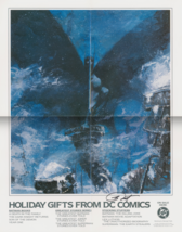 RARE George Pratt SIGNED 1989 Batman Promo DC Comics Holiday Gift Guide Poster - £46.59 GBP