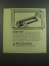 1949 Pitney-Bowes MailOpener Ad - Little Snip! - $18.49