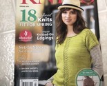 INTERWEAVE KNITS Spring 2015 Knitted on Edgings, 4 Shawls - $15.04