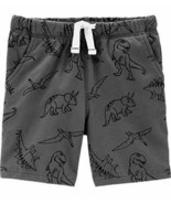 Carter&#39;s Boy&#39;s Pull-on French Terry Shorts (Gray Dinosaur, 18 Months) - £12.13 GBP