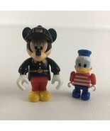 Lego Minifigs Disney Firefighter Mickey Mouse Donald Duck Mini Figures B... - £13.37 GBP