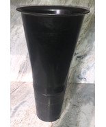 Floral Ware V-160 16” x 8 1/2” Floral Vase Black Heavy Plastic-SHIP N 24... - $25.61 CAD