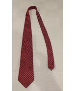 PRESWICK &amp; MOORE  Red TIE Check Pattern NECKTIE 100% SILK - $169.64 MXN