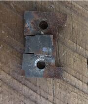 1965-1968 Ford Galaxie Glove Box Door Lid Latch Striker Lock Bezel Mercu... - $19.65