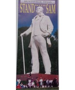 Vintage Sam Huston Statue Huntsville Texas Brochure  - $2.73 CAD