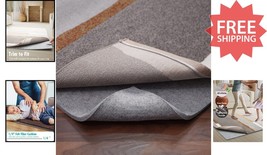 2x8 Feet Non-Skid Felt Rug Pad - 1/4&quot; Thick for Enhanced Cushioning and ... - $35.63