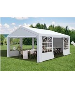 Professional Outdoor Party Tent White 6 Windows 13x20 New - $2,716.16 MXN