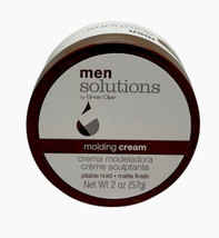 Great Clips Men Solutions Hair Molding Cream Pliable Hold Matte Finish 2 oz - $676.83 MXN