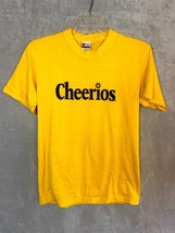 VTG Signal Cheerios single stitch &quot;Bobby&quot; USA yellow T shirt Medium - £27.56 GBP